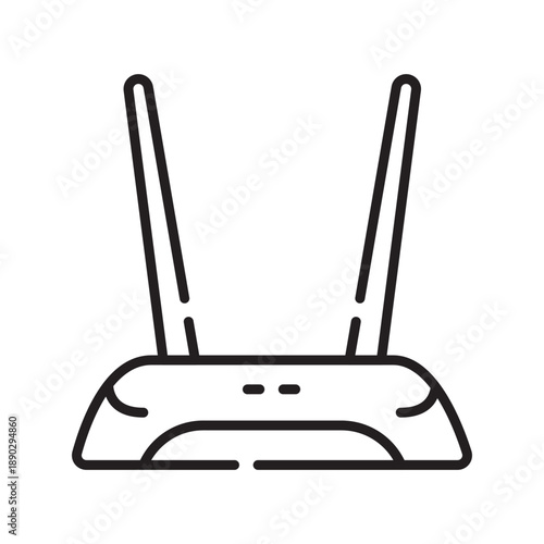 router black line icon.