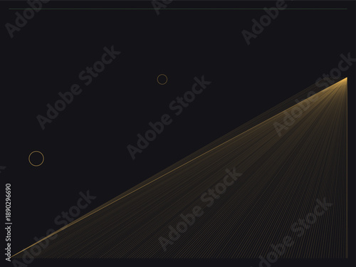 Saturn's rings and moons in deep space, minimalist black and gold color palette with textured design