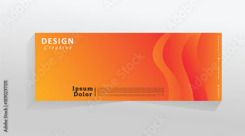 Business vector banner template for social media and web, horizontal banner for cover, promotion banner tempalate for digital product and services, abstract blue colour web banner. eps 10