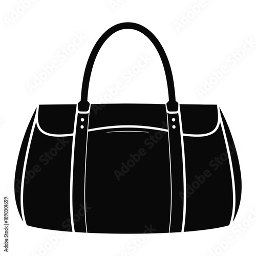 female bag isolated on white