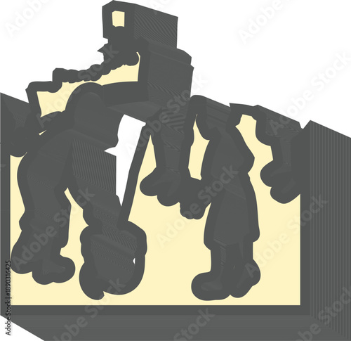 hand with ice cream with a little bit