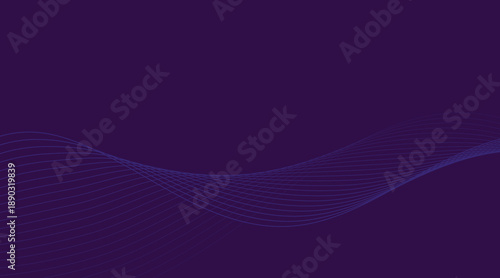 Abstract purple wave line pattern on dark background for tech, motion, and design visuals