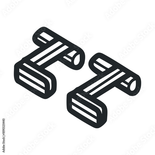 Two elegant cufflinks are essential accessories for formal attire, symbolizing sophistication and attention to detail in a professional setting.