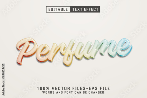 Perfume Editable Text Effect