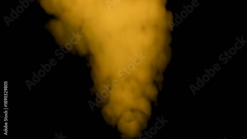 Orange Smoke Motion Animation
