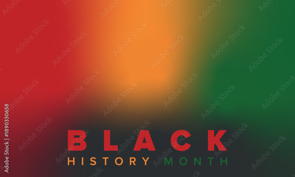 Obraz premium Black History Month. African American History. Celebrated annual. February and October. Poster, card, banner, background. Vector illustration