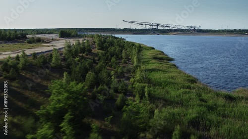 Wallpaper Mural Aerial Drone View of Lusatian Lake District with Former Open-Cast Mining Landscape, Germany Torontodigital.ca