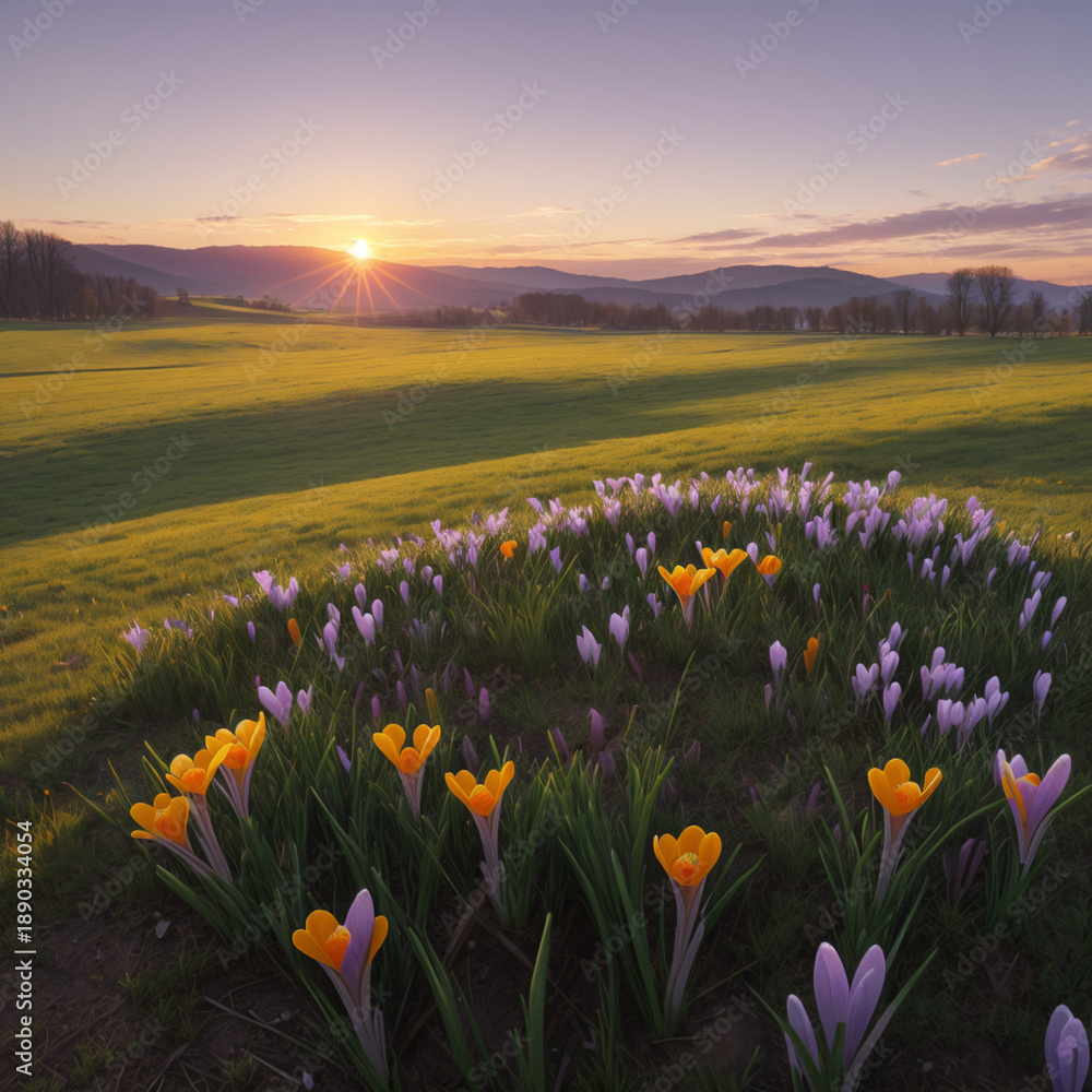 Obraz premium field of flowers
