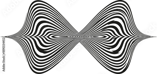 Black_and_white_abstract_optical_illusion_with_distorted_wavy_lines_creating