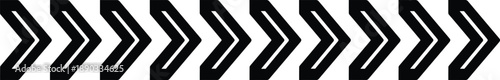 Black_and_white_hollow_chevron_pattern_with_multiple_arrows_pointing