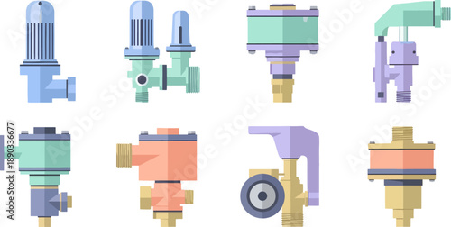 pipe valve nozzle group