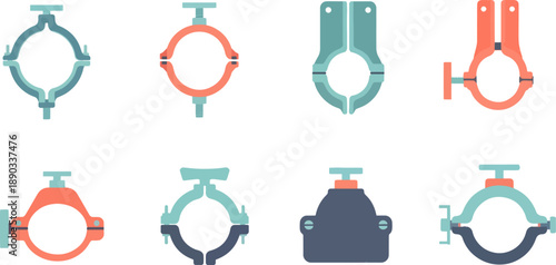 Clamp collar icons