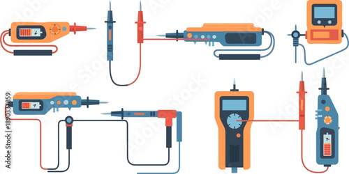 electrical testing tools setup