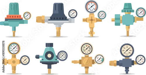 manifold pressure regulators display gauges