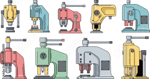 machines in pastel tones collection