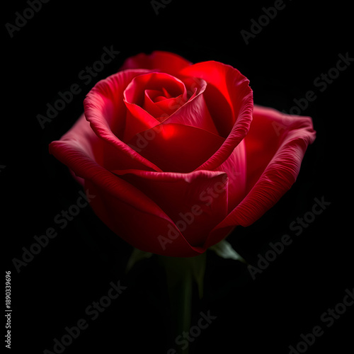 Studio portrait perfect bloomed red rose. jpg, 103M, 6000x6000px, 20x20in, 300dpi