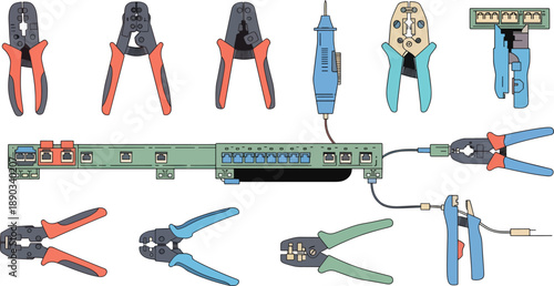 electrical tool kit and switchboard setup