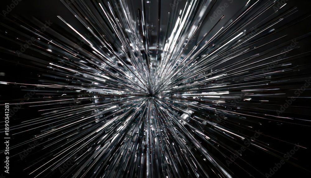 Obraz premium Abstract Burst of Light and Motion - A Dynamic Visual Experience.