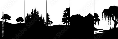 Minimalist vector illustration of a single person walking in profile, rendered in clean black line art with subtle muted color accents and simple geometry.