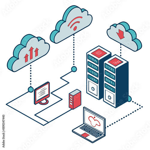 Cloud computing network infrastructure