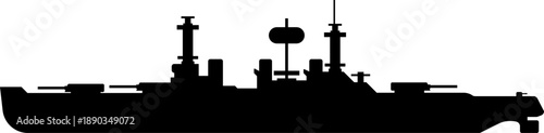Military war ships icons set. Warship military ships and naval vessels vector image collection