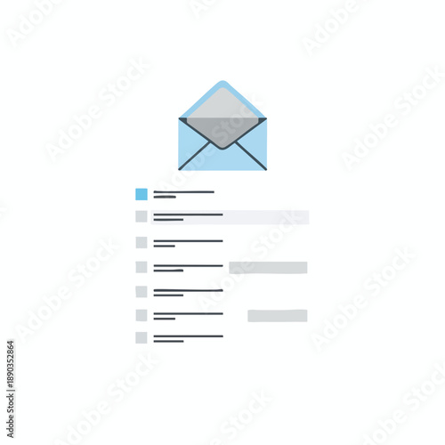 Email Inbox with Unread Messages