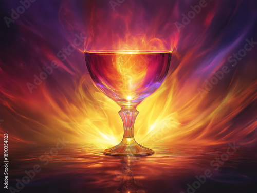Subtle Light Reflection Shaping a Graceful Chalice Form