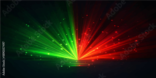 An abstract colorful background design featuring bright blue energy rays and a glowing star burst effect creates a cosmic space illustration perfect for a high-speed disco wallpaper or artistic patter