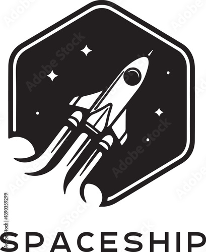 Space Rocket Illustration