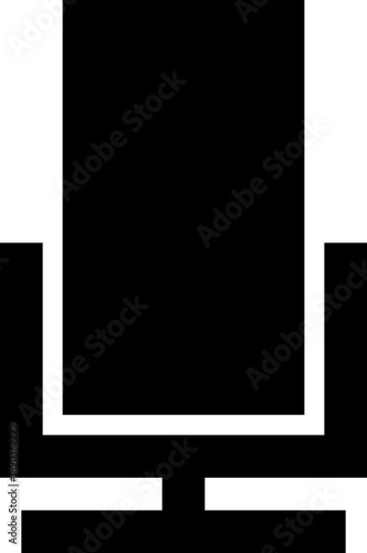 Microphone Audio Equipment Black Flat Style Vector Icon Sound Recording Symbol and Music Podcast Outline Graphic Group Featuring Mic, Headset and Earphone