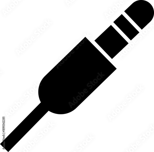 Microphone Audio Equipment Black Flat Style Vector Icon Sound Recording Symbol and Music Podcast Outline Graphic Group Featuring Mic, Headset and Earphone