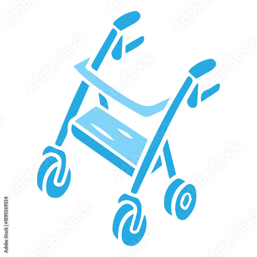 Elderly Mobility Aid Icon
