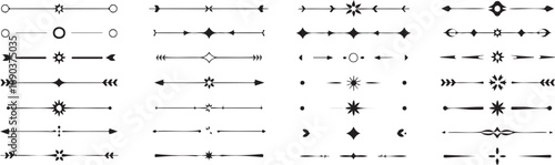 audio control slider icons ui interface set, sound adjustment and mixer symbols black, music control elements isolated