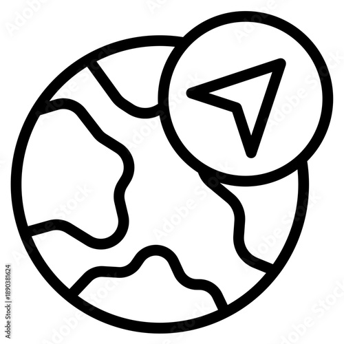 Orientation icon vector illustration	