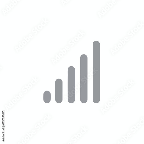 Increasing Graph Bars Icon