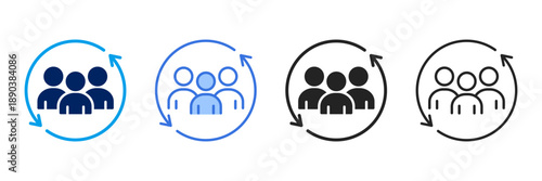 Inclusion  Icon Set Different Style Collection. 