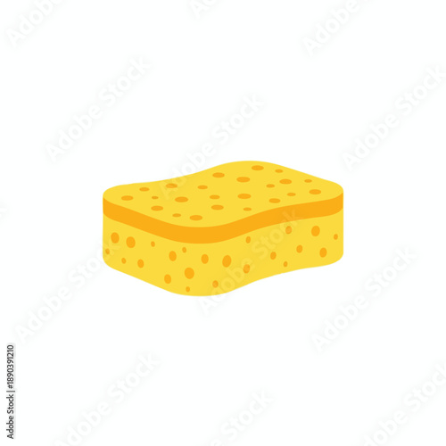 Yellow Sponge for Cleaning Purposes