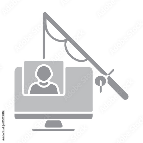 Phishing scam on computer