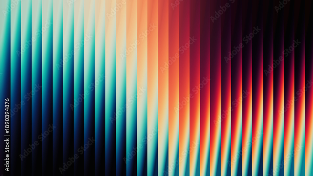 Fototapeta premium Abstract vertical gradient background transitioning from teal to deep purple