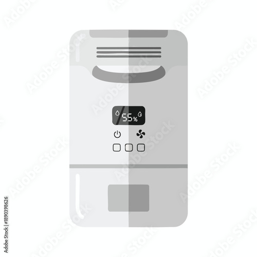 Modern Dehumidifier Appliance with Digital Display