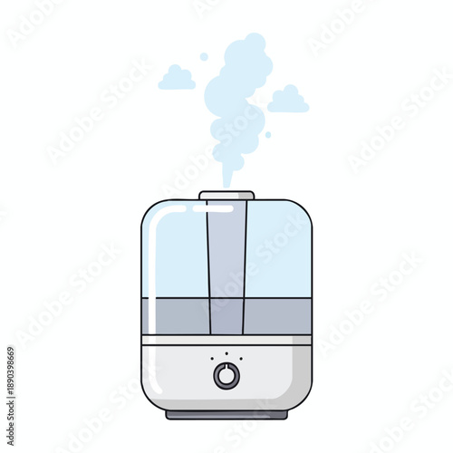 Cool Mist Humidifier Illustration