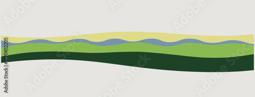 collage torn paper agriculture background with hand drawn oriental and tuscany meadow fields, farmland layout, rural views of vietnam and thailand.