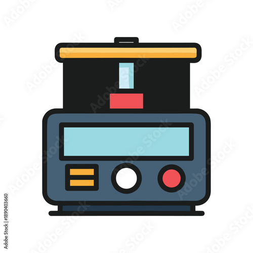 Digital Scale Vector Illustration