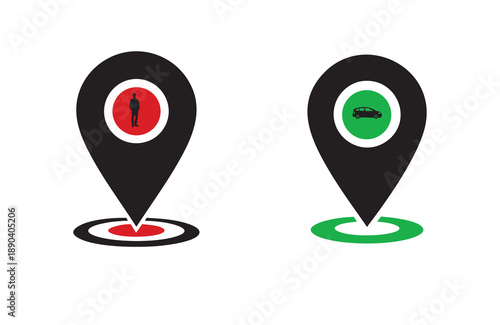 Location Pin Status Icons
