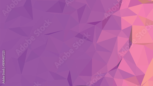 Abstract Purple Gradient Low Poly Background