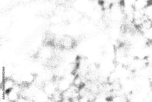 Fotografia Macro halftone print of soft dappled light and shadow, with scattered diagonal dots and patches in black on a transparent background