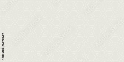 Islam pattern overlay abstract mubarak ornament design and arabesque background. Ramadan arab shadow muslim texture and eid white art. Geometry bg with minimal light star or lantern element.