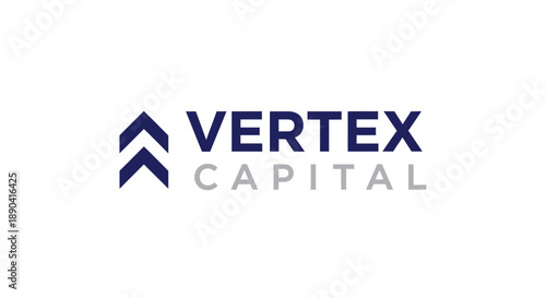Vertex Capital logo with an upward-pointing arrow icon, featuring 'VERTEX' in dark blue and 'CAPITAL' in gray on a white background.