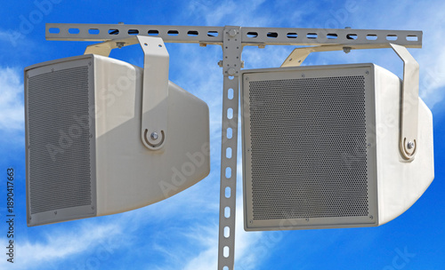 Public address system loudspeakers