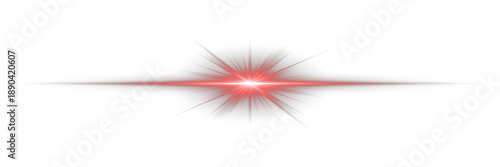 Thin light lines and streak beams for overlays, UI highlights, speed effects and sci-fi design. Neon red glowing horizontal line. Red glowing horizontal line with soft blur effect for neon highlights.